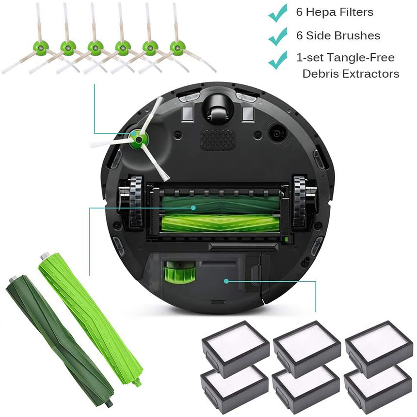 Remplacement Accessoires kit compatible avec iRobot Roomba 600